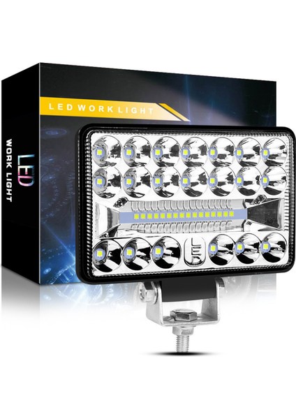 Off Road 4 Inç LED Çalışma Lambası 12-24V Traktör Tır Kamyon Atv Yüksek Performanslı Sis Farı Metal