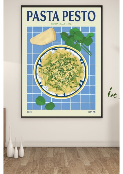 A3 Pasta Pesto Baskılı Poster modelleri