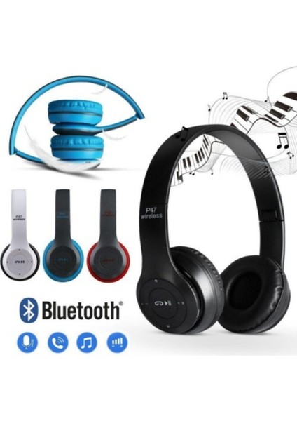 P47 Wireless Kablosuz Bluetooth Kulaklık