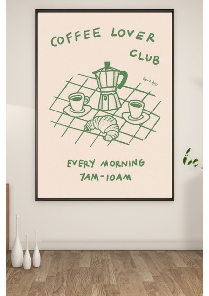 A3 Coffee Lover Baskılı Poster