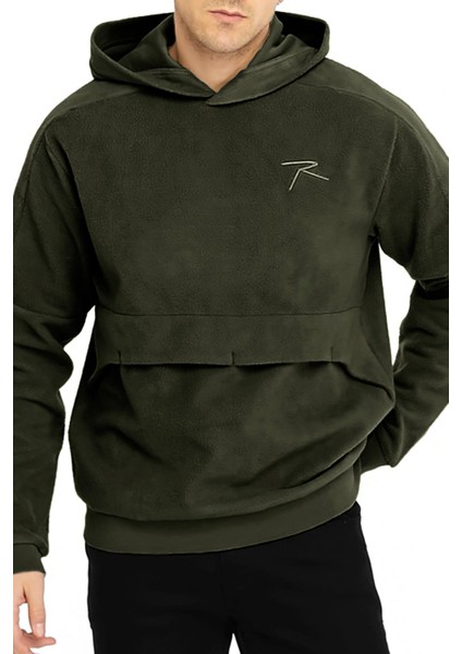 Erkek Dives Kapüşonlu Polar Sweatshirt