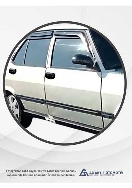 Fiat Tofaş Şahin-Doğan-Kartal Z Marşabiyel 2 Parça Tüm Model Yıllarına Uygun Krom Paslanmaz Çelik modelleri