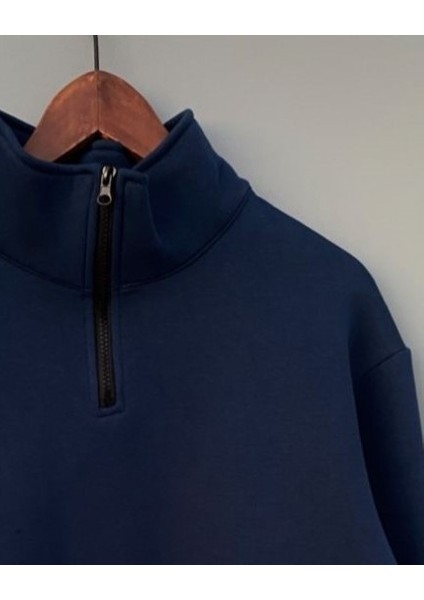 Sweatshirt Yaka Fermuarlı 3 Iplik Şardonlu Kalın Kaliteli modelleri