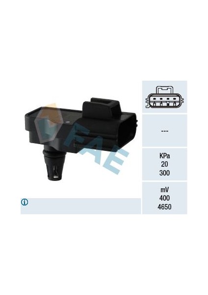 Emme Manıfold Hava Gırıs (Map) Sensoru Transıt V347 2,2tdcı / 2,4tdcı 0614 Boxer Iıı Jumper Iıı 2.2hdı 0614