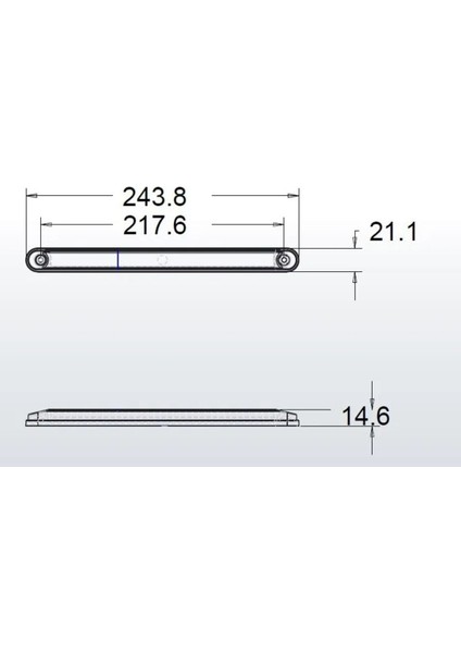 Parmak LED Kırmızı Renk Neon 24CM 15 LED 12V-24V indirimleri