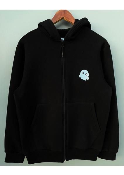 Kapüşonlu Sweatshirt Kalamar 3 Iplik Şardonlu Kalın Kaliteli