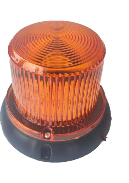 Tepe Lambası Büyük Boy 2 Modlu Döner ve Çakar Vidalı 12-24 Volt