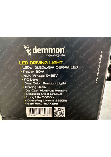 Yeni Model Sis Farı 3 Modüllü 12-24V fırsatları