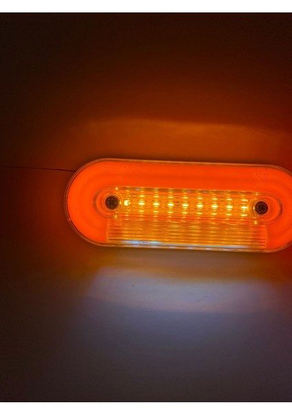 (5 Adet) Yeni Nesil Neon Yere De Işık Veren Yan Lamba Sarı Renk 12V-24V fırsatları