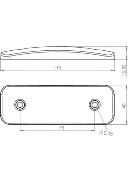 Dekoratif Lamba - Tır Kamyon Dorse Yan Lamba - Kasa Lambası 9 LED - Sarı fırsatları