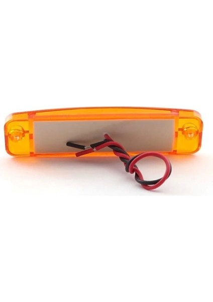 Çift Sıra Parmak LED Lamba 18 Ledli Sarı 12/24 Volt