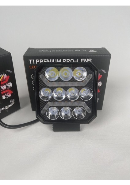 Ahmet Otomotiv Demmon Çakarlı Çalışma Lambası Sarı Parklı 12V-24V