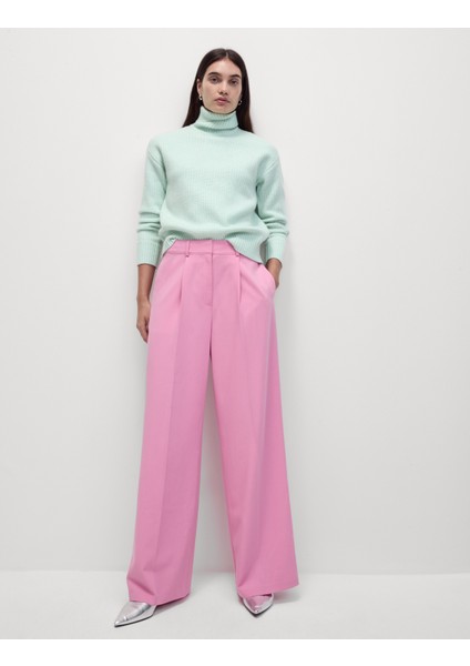 Wide Leg Dokuma Pantolon fırsatları