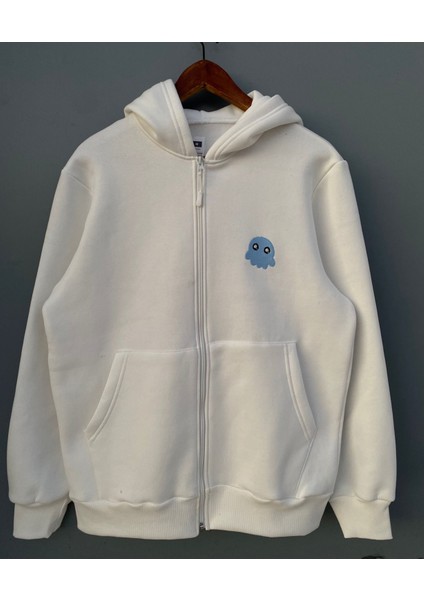Kapüşonlu Sweatshirt Kalamar 3 Iplik Şardonlu Kalın Kaliteli