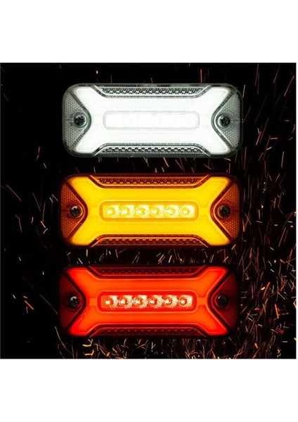 Çeray Neon Model LED Lamba Kırmızı Renk 12V-24V