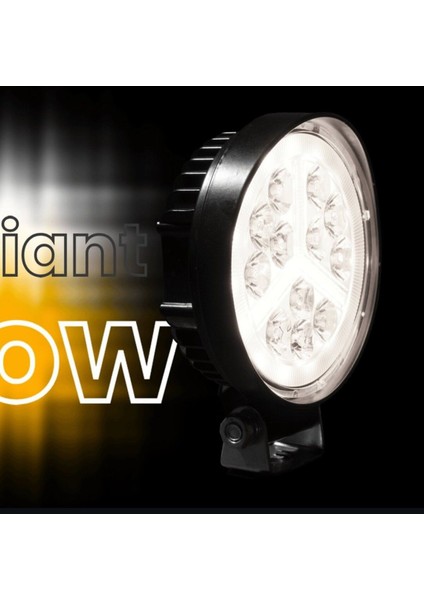 Yuvarlak Sarıve Beyaz Parklı Çalışma Lambası Geri Vites Lambaso 12V-24V fiyatları