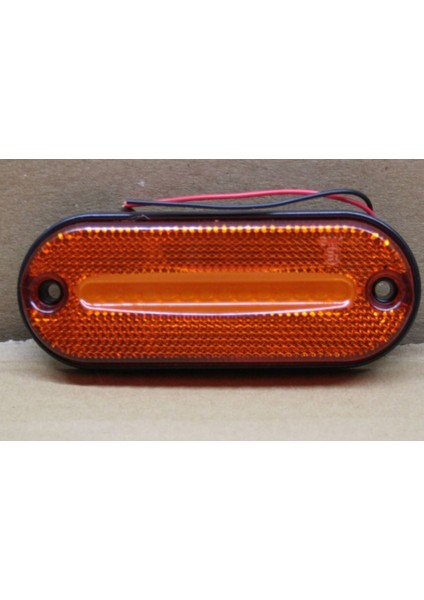 Ortadan Ledli Sarı-Turuncu LED Lamba 12V-24V