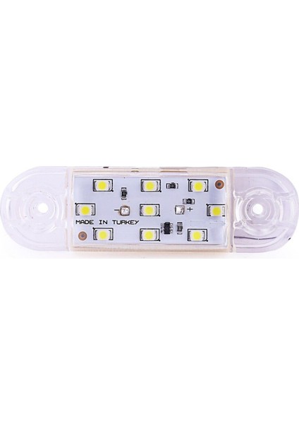 Ahmet Otomotiv (10 Adet) Tombul Parmak LED Beyaz 12V-24V