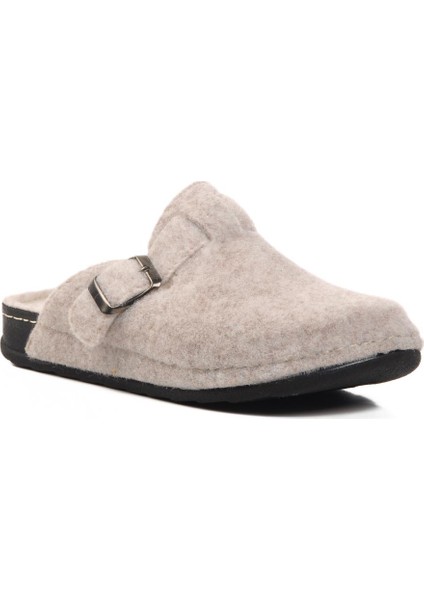 K-9548 Bej Kadın Önü Kapalı Ev Terlik