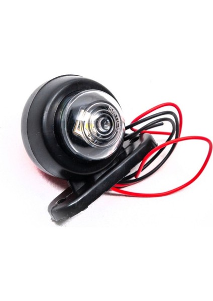 Ahmet Otomotiv Mini Takoz Tek Ledli Kırmızı-Beyaz Renk 12V-24V