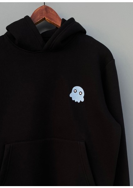 Kapüşonlu Sweatshirt Kalamar Desen 3 Iplik Şardonlu Kalın Kaliteli modelleri