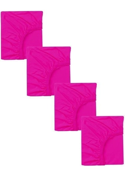 4 Adet 40 x 80 + 10 cm Anne Yanı Lastikli Penye Kumaş Bebek Çarşafı