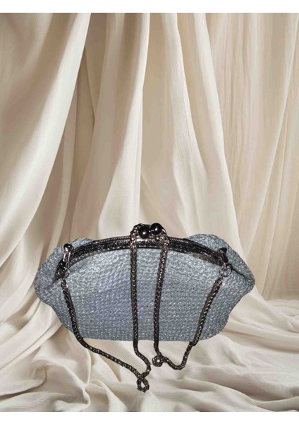 Müjde Home & Butik Başak Modeli Metalik Klipsli Çanta fiyatları