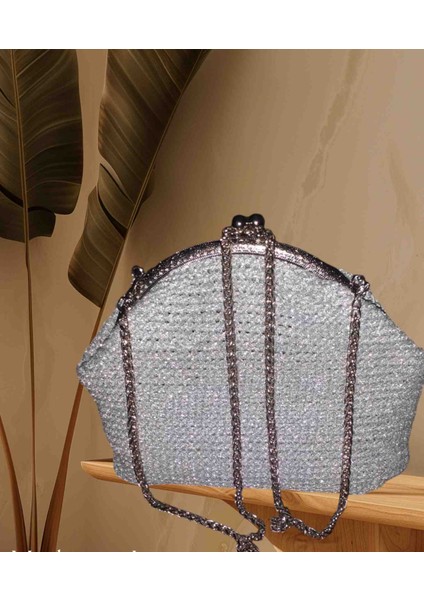 Müjde Home & Butik Başak Modeli Metalik Klipsli Çanta fırsatları