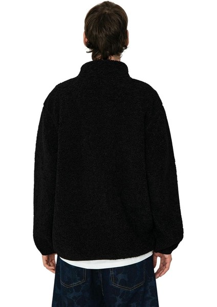 Vans Boxed Sherpa Qzip Erkek Siyah Sweatshirt