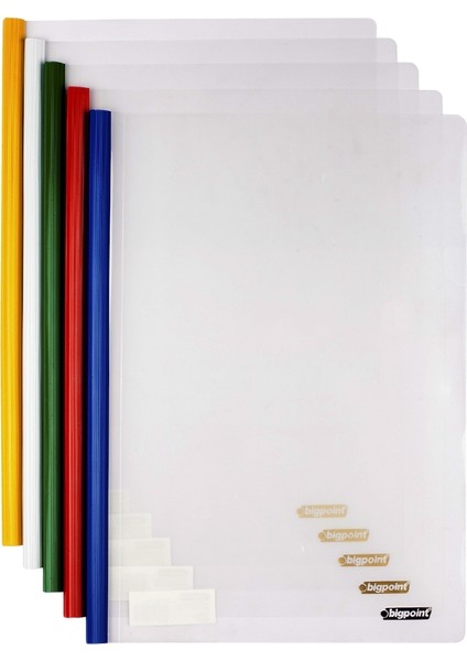 Sıkıştırmalı Rapor Dosyası 7mm - 5 Renk x 2 Adet