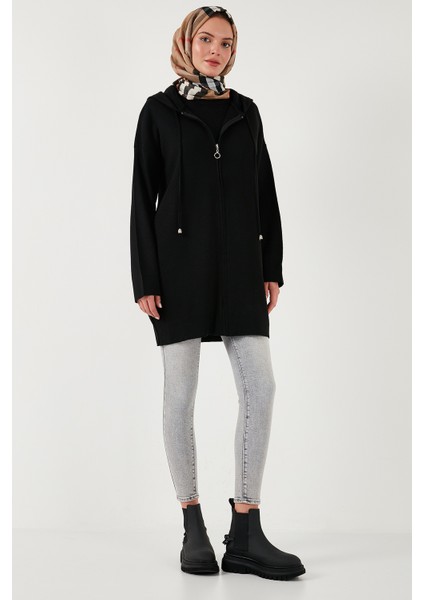 Modest Regular Fit Kapüşonlu Tesettür Triko Hırka Bayan HIRKA 4616176 fiyatları