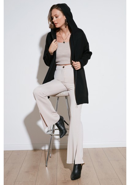 Modest Regular Fit Kapüşonlu Tesettür Triko Hırka Bayan HIRKA 4616176 fırsatları