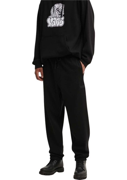 Core Basıc Relaxed Fleece Pant Erkek Siyah Eşofman