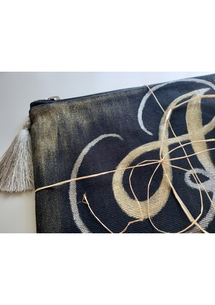 Kişiye Özel Tasarım - Harf Tasarım Clutch/Cüzdan/Makyaj Çantası/Çantaiçi Düzenleyici fırsatları