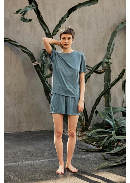 Kadın Flamlı Modal Şort fiyatları