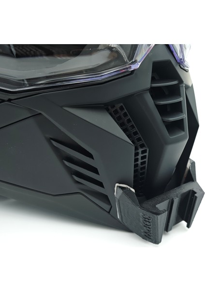 Ls2 Pıoneer 2 Kask Için Chin Mount Aksiyon Kamera Çene Bağlantı Aparatı