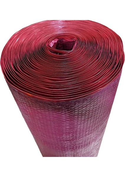 50 cm x 5 m 290 Gr Ekstra Kalın Kırmızı Balonlu Naylon Patpat Naylon Pıtpıt Havalı Naylon Taşınma Poşeti