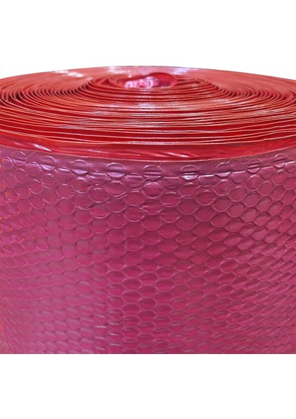 50 cm x 5 m 290 Gr Ekstra Kalın Kırmızı Balonlu Naylon Patpat Naylon Pıtpıt Havalı Naylon Taşınma Poşeti