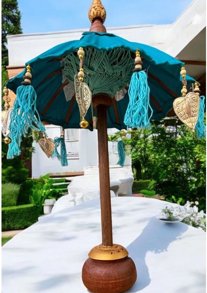 Dekorafit El Yapımı Bali Şemsiye 65 Cm,mavi Bali Şemsiyesi 65 cm fiyatları