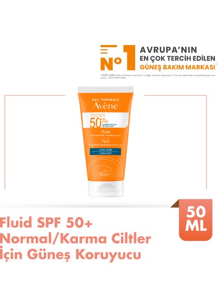 Fluide SPF 50 Faktör Güneş Kremi 50 ml