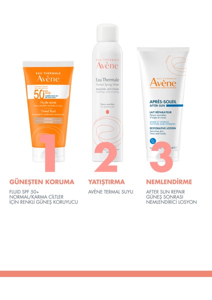 Tinted Fluide Renkli Güneş Kremi Spf50+ 50 ml