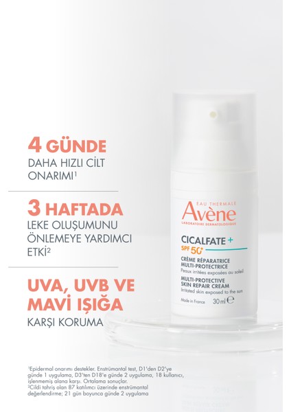 Cicalfate SPF50+ Multi-Protective Skin Repair Cream 30 ml