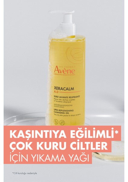 XeraCalm Çok Kuru Ve Atopiye Eğilimli Ciltler İçin Temizleme Yağ 400 ml