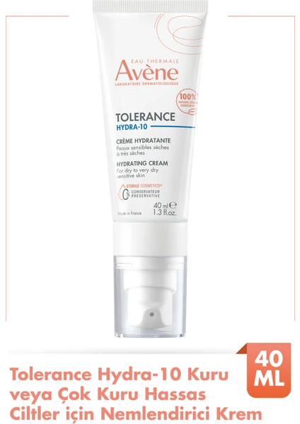 Tolerance Hydra-10 Creme 40 Ml