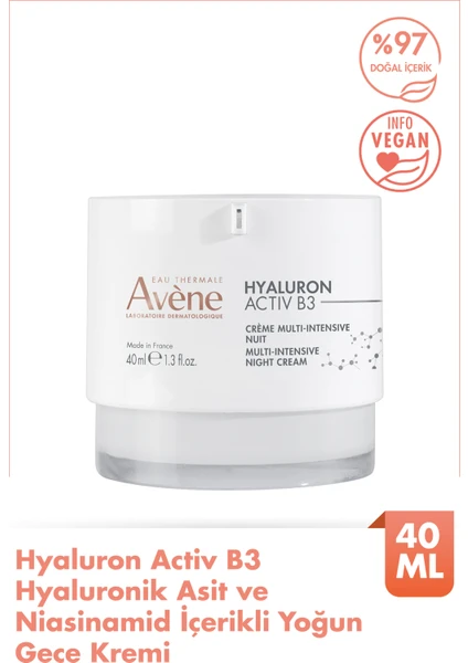 Hyaluron Activ B3 Gece Kremi 40 ml