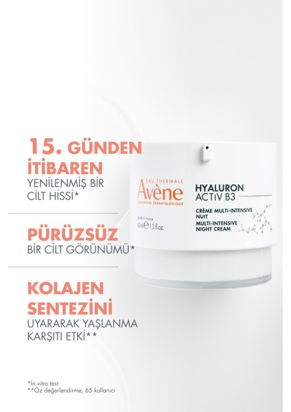 Hyaluron Activ B3 Gece Kremi 40 ml