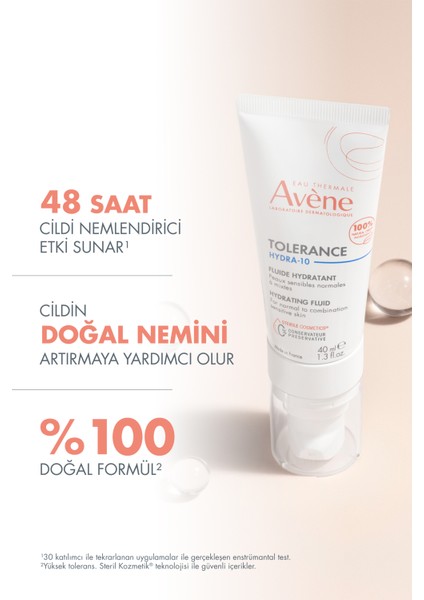 Tolerance Hydra-10 Nemlendirici Krem 40 ml