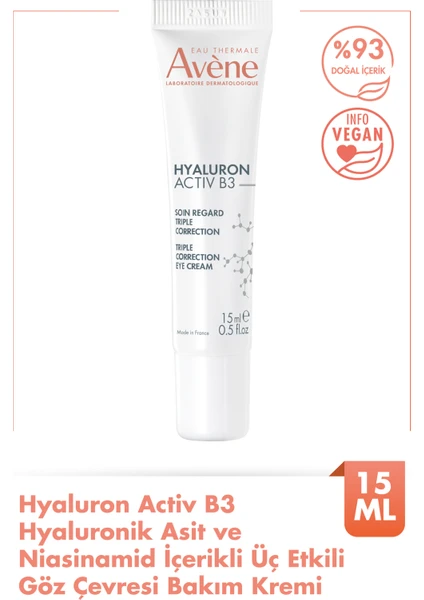 Hyaluron Activ B3 Göz Çevresi Bakımı 15 ml