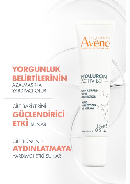 Hyaluron Activ B3 Göz Çevresi Bakımı 15 ml