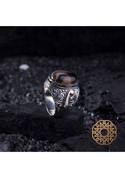 Quartz(Kuvars) Taşlı Erkek Yüzük Modeli fiyatları